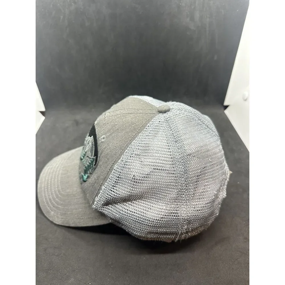 The North Face Snapback Hat Trucker Cap‎ Adult Gray Bear Landscape